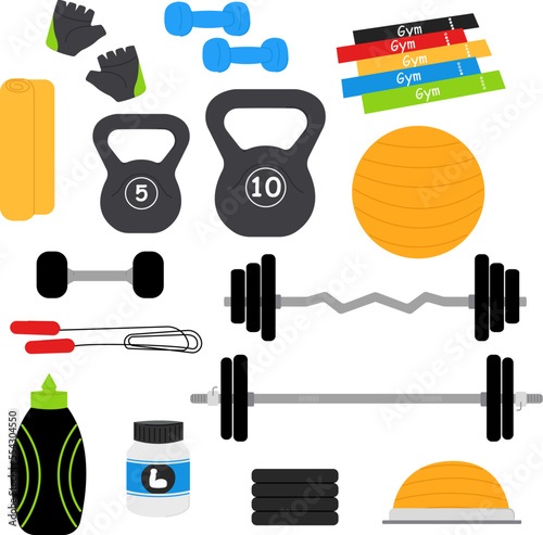 Fitness vector elements set