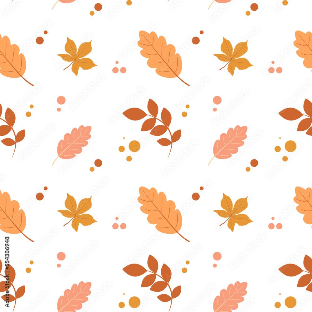 Autumn leaves pattern Autumn leaves pattern