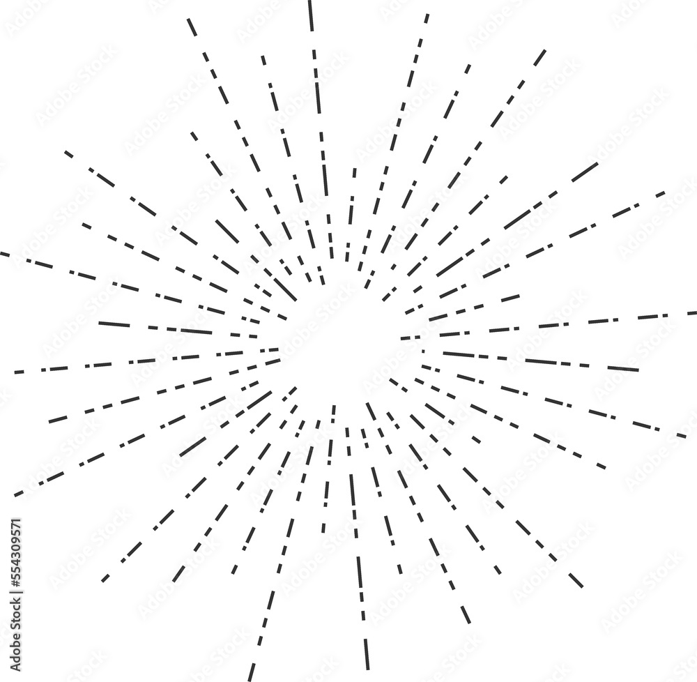 Obraz premium Vintage Sunburst Isolated