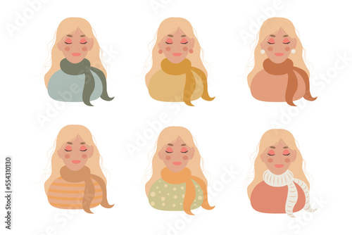 Hygge girl blond