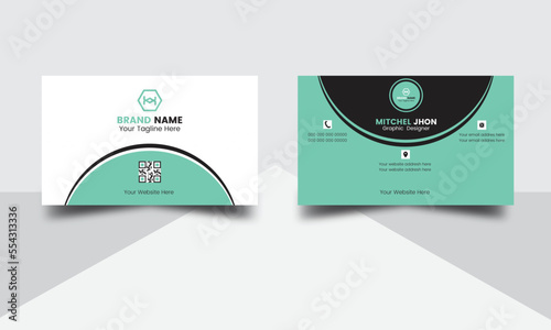 Business Card Layout with Modern Design. Advertising design company. professional corporate business card template. 
modern creative design business card. Double sided business card design. 