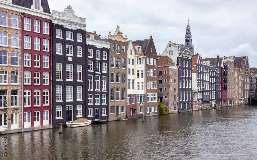 Typical old Amsterdam houses