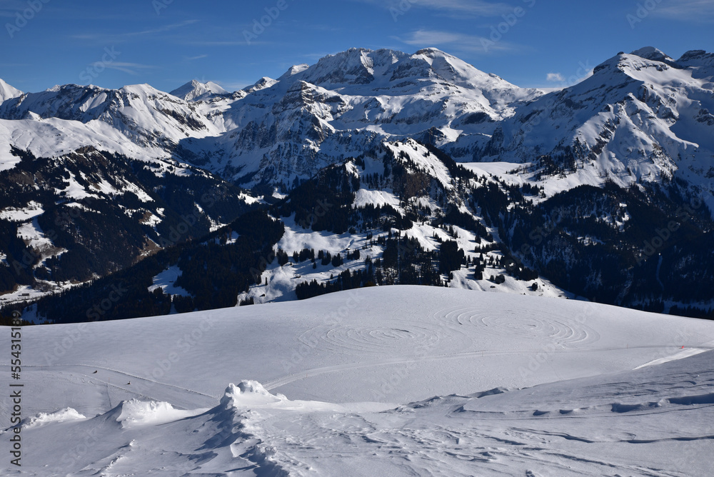 Alpes suisses en hiver