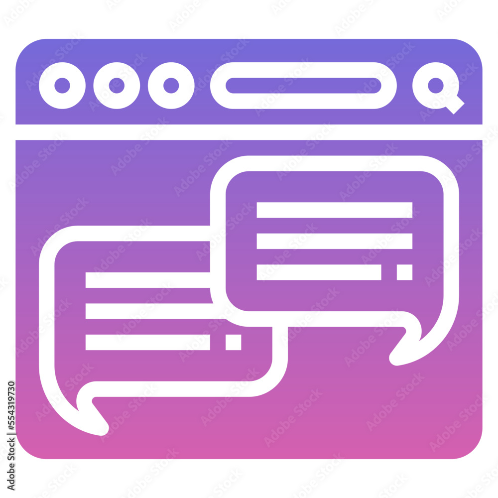 BROWSER,message,conversation,communications,speech bubble,Gradient,icon BROWSER,message,conversation,communications,speech bubble,Gradient,icon