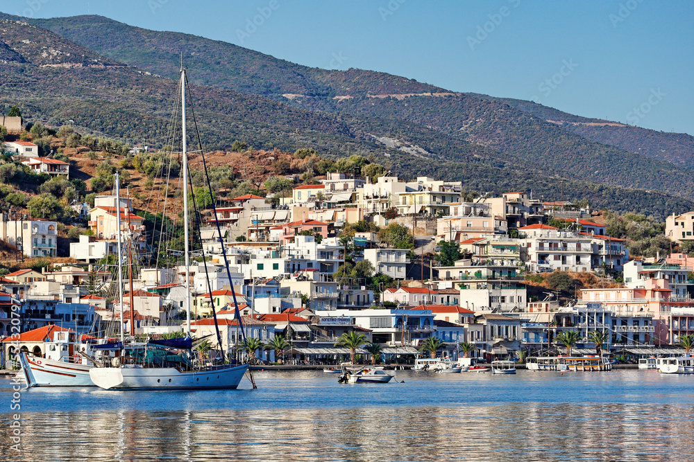Galatas across Poros island, Greece
