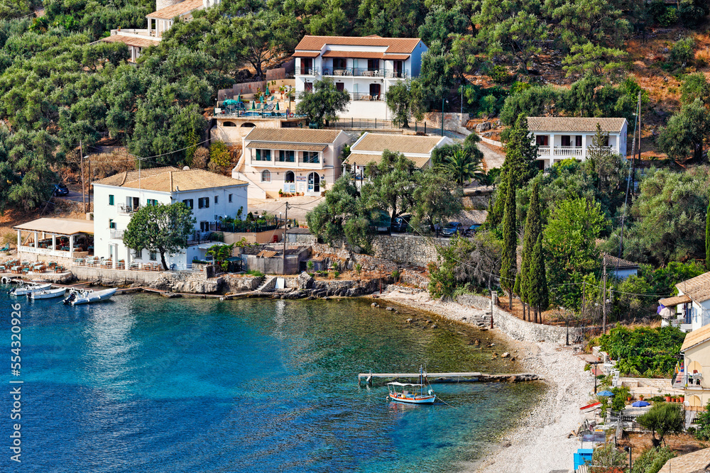 Kalami village at Corfu, Greece