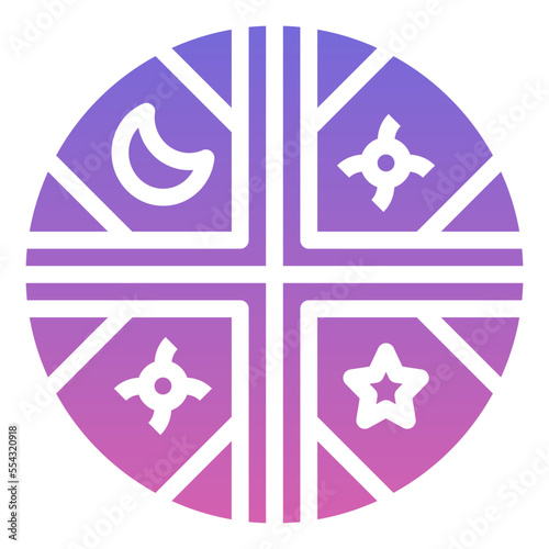 MAPUCHE,indigenous,chilean,tradition,symbol,Gradient,icon