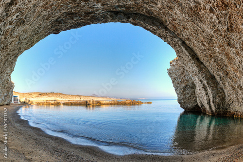 Alogomandra beach in Milos, Greece photo