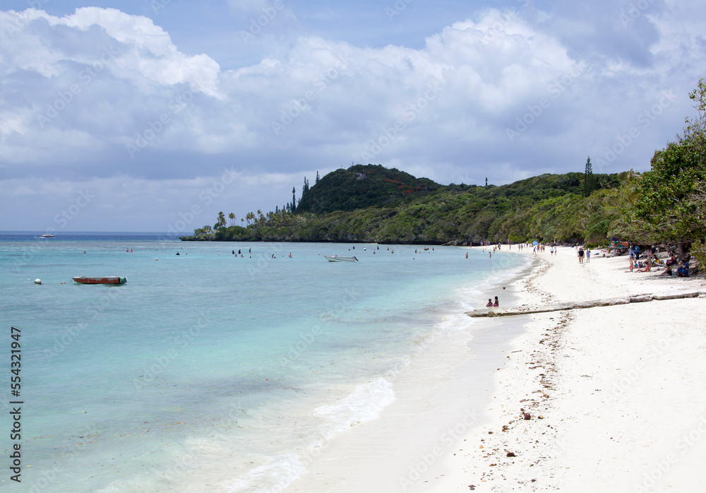 Fototapeta premium Easo Village Tourist Beach in New Caledonia