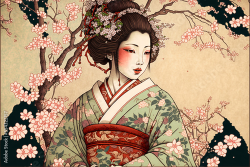 ukiyo-e woman