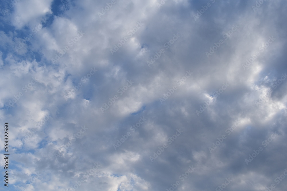 blue sky with clouds