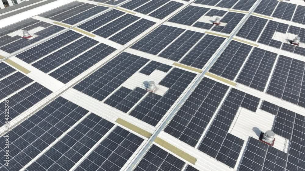solar panels on factory rooftop solar panels on factory rooftop