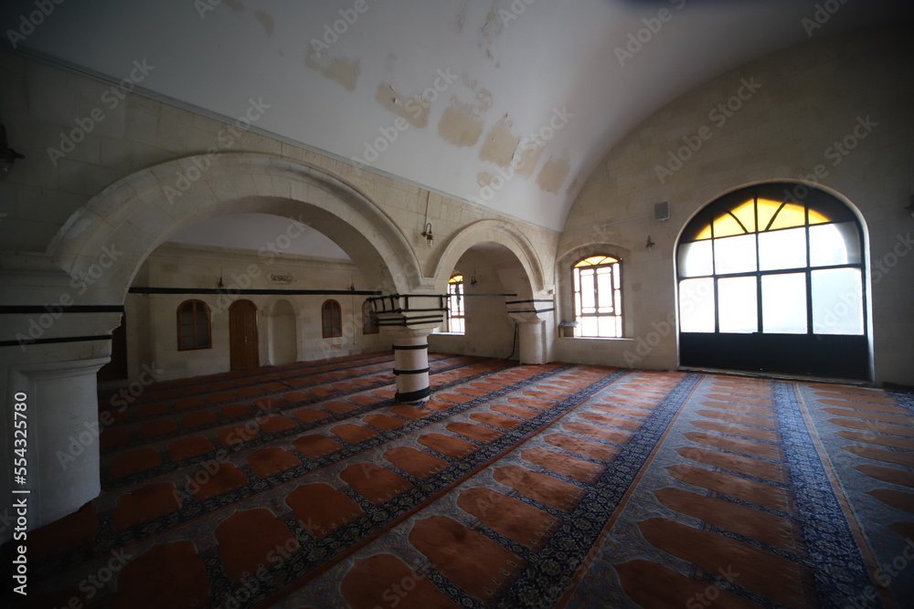 interior of the mosque