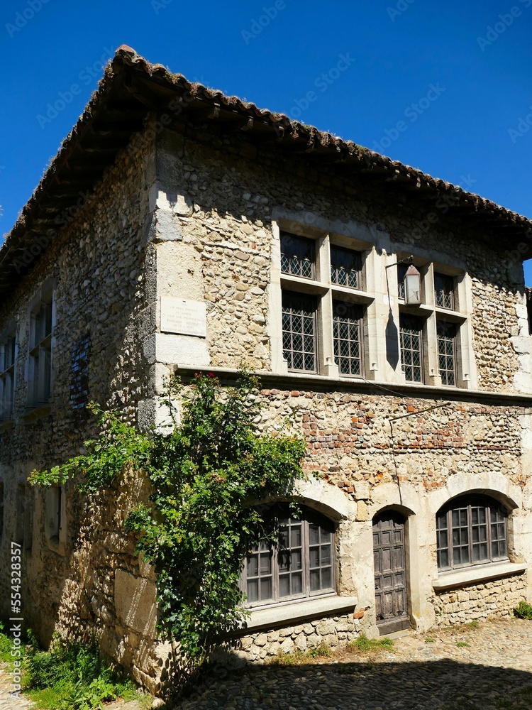 Maison ayant appartenu à l’ancien président de la République Française Edouard Herriot dans la cité médiévale de Pérouges