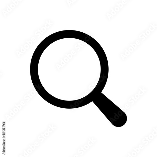 Search icon. Magnifying glass icon