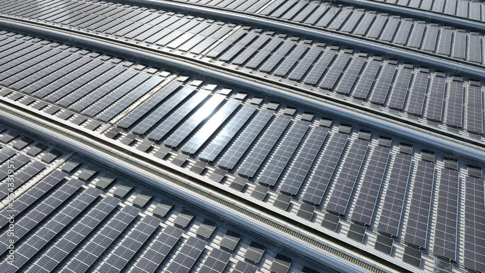 solar panels on factory rooftop solar panels on factory rooftop
