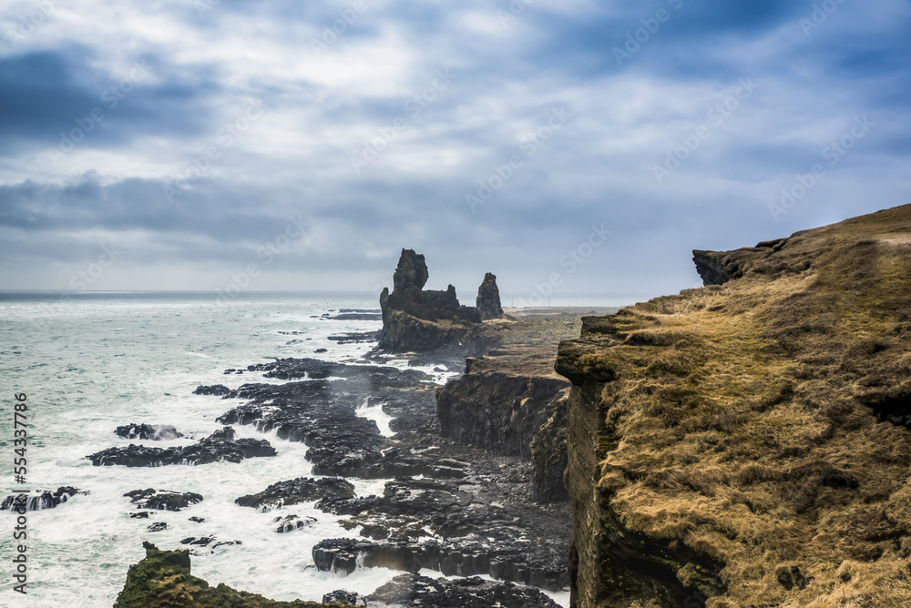 Londrangar Cliffs in Snaefellsness; Iceland Londrangar Cliffs in Snaefellsness; Iceland
