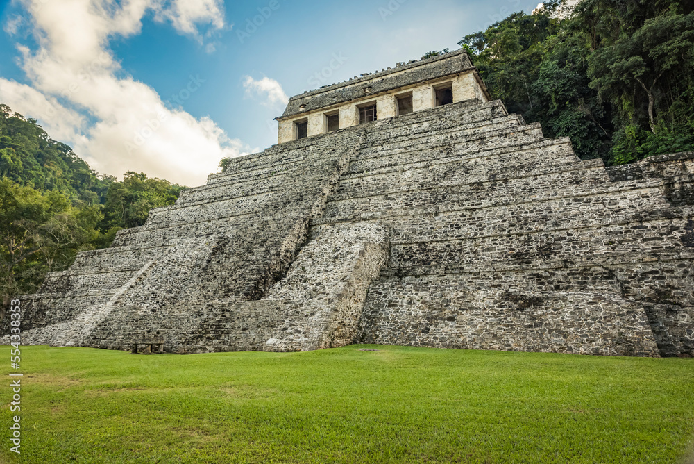 Temple of the Count ruins of the Maya city of Palenque; Chiapas, Mexico Temple of the Count ruins of the Maya city of Palenque; Chiapas, Mexico