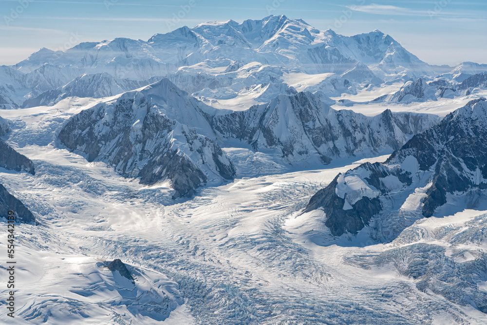 Aerial view of the stunning landscape of Kluane National Park in the Yukon territory. Mountains and glaciers make up the landscape that can only be fully appreciated from the air; Yukon, Canada Aerial view of the stunning landscape of Kluane National Park in the Yukon territory. Mountains and glaciers make up the landscape that can only be fully appreciated from the air; Yukon, Canada