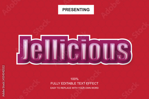 Special font editable adobe illustrator text effect. 100% editable text with an effect good for title and Text typography work