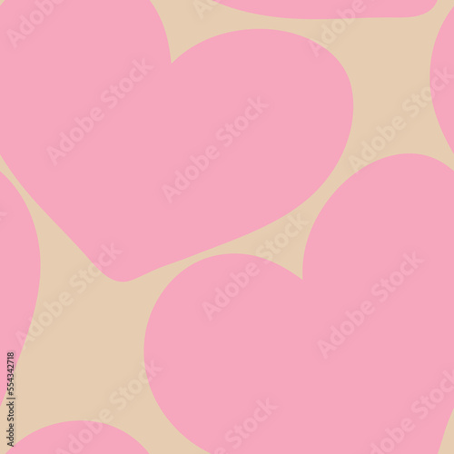 Vector hearts pattern background. Perfect for fabric, scrapbooking, wallpaper projects.