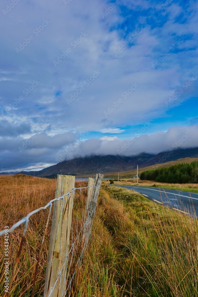 landscape with a road