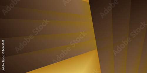 Golden brown silk satin and smooth stripes. Abstract elegant background for design. Color gradient.