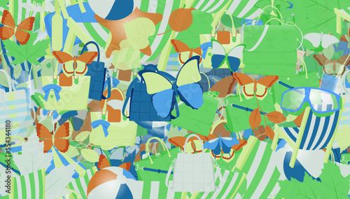 Background pattern abstract design texture. Seamless. Theme is about illustration, gorgeous, cartoon, Monarch, garden, nature, background, decoration, silhouette, diving, sea, tourism, beauty