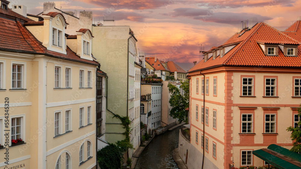 Obraz premium Prague Canakl View