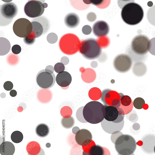 Background pattern abstract design texture. Seamless. Dark on white. Theme is about circle, decoration, translucency, blurry, lights, soft, color, blending, sequins, texture, textured, defocused