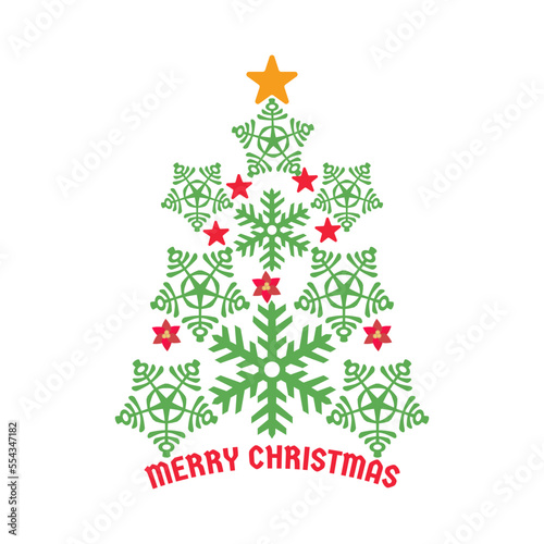 Christmas Tree  Vector Design