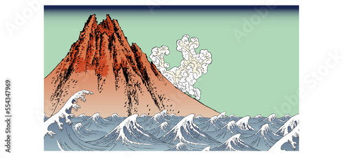 光州の三島峠と波	その2 photo