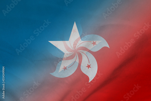 Somalia and Hong Kong political flag international relations HKG SOM