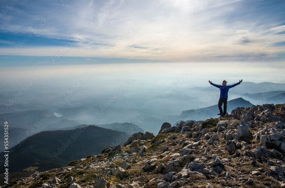 Man on Top of the Mountain