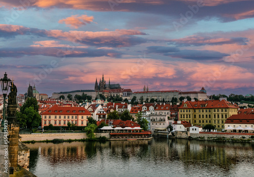 city castle and charles bridge