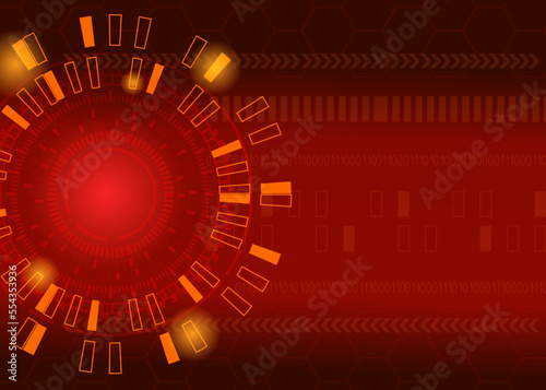 high tech digital technology network Abstract technology background, hi-tech communication concept, circuit board, vector illustration