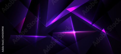 Abstract Elegant diagonal striped purple background and black abstract , dark and colorful , diamond