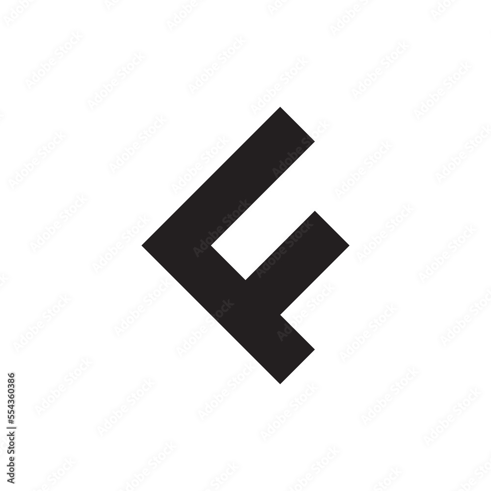 abstract letters F concept logo vector isolated on white background. abstract letters F concept logo vector isolated on white background.