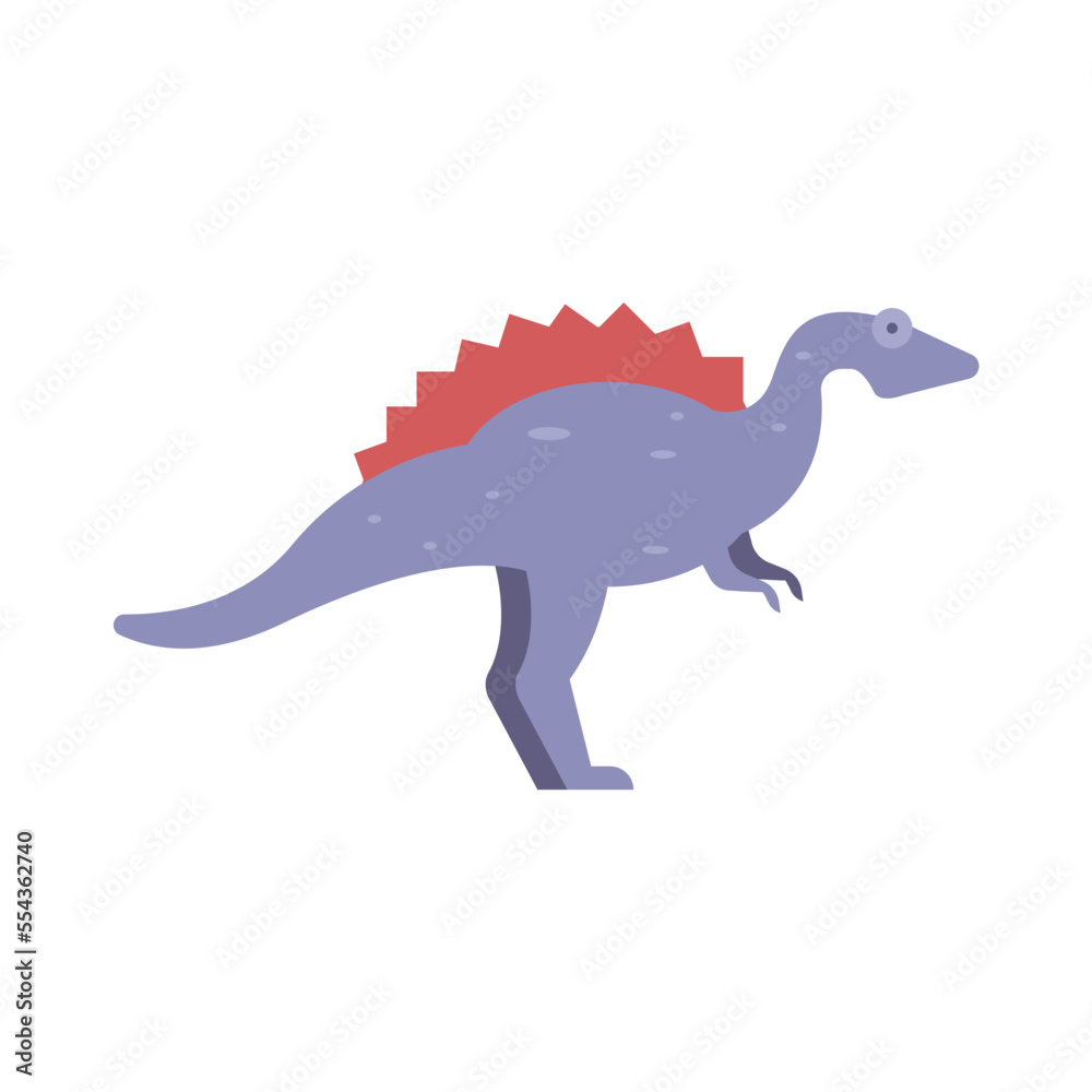 Fototapeta premium Vector drawn baby dinosaur illustrated Cartoon