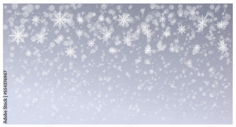 Realistic falling snow or snowflakes. Christmas Background Isolated on ...