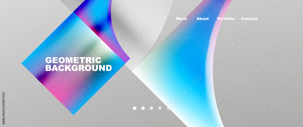 Overlapping circles abstract background template Overlapping circles abstract background template