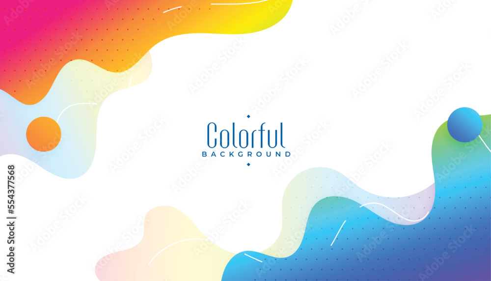 fluid style colorful abstract background
