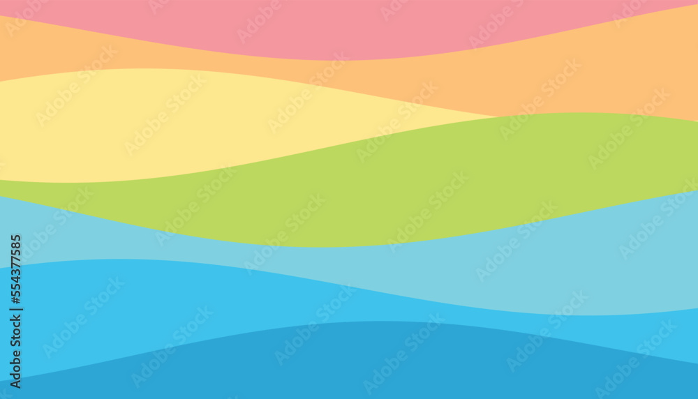 rainbow vibrant colors abstract background vector