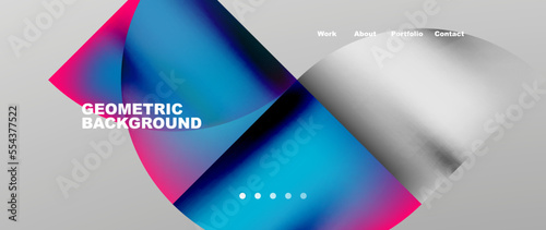 Circles and round elements abstract background design for wallpaper, banner, background, landing page, wall art, invitation, prints