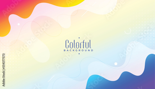 Fototapeta Naklejka Na Ścianę i Meble -  stylish abstract colorful background in fluid style