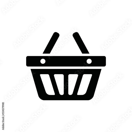 shopping basket bag icon design vector template
