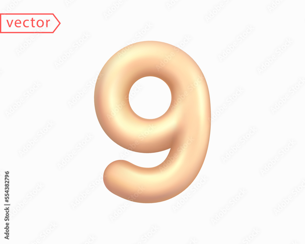 3d Golden Number 9. Arabic Number Nine Sign in Gold Color. Realistic Golden Shiny 3D Symboll isolated on white background. Birthday, Anniversary, New Year, Holiday Concept. 3D vector illustration 3d Golden Number 9. Arabic Number Nine Sign in Gold Color. Realistic Golden Shiny 3D Symboll isolated on white background. Birthday, Anniversary, New Year, Holiday Concept. 3D vector illustration