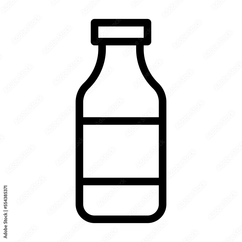 Bottle Icon Line Style Bottle Icon Line Style