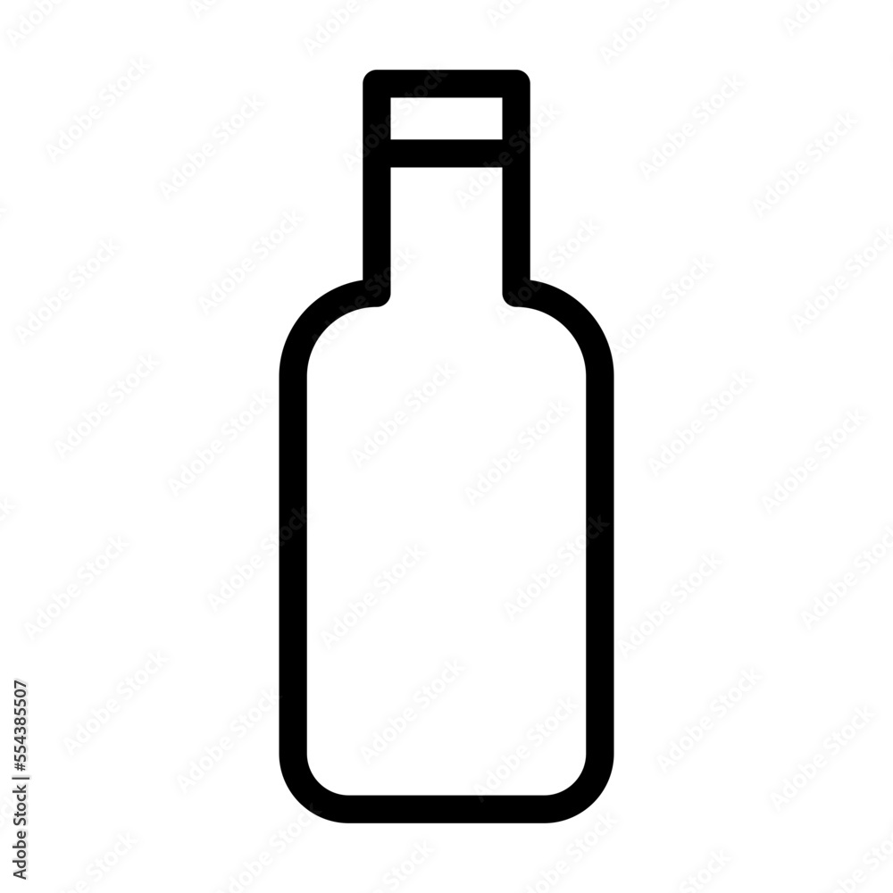 Bottle Icon Line Style Bottle Icon Line Style