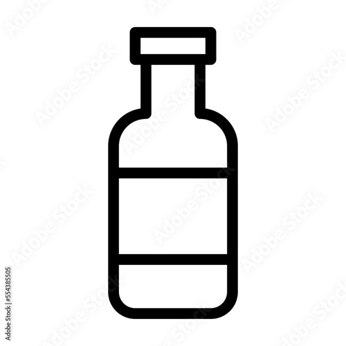 Bottle Icon Line Style